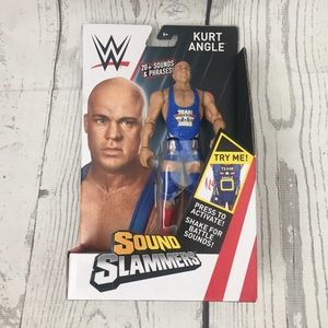 WWE Kurt Angle figure sound slammer toys